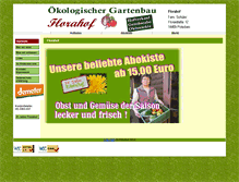 Tablet Screenshot of florahof.de